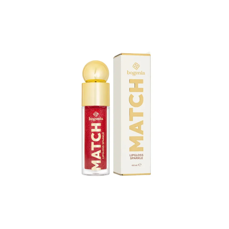 Bogenia Блиск для губ Match Lipgloss Sparkle №8 Bright Ruby