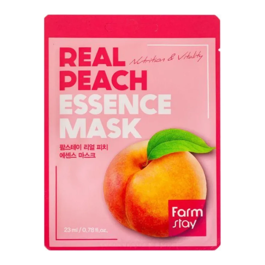FarmStay REAL PEACH ESSENCE MASK 23 мл