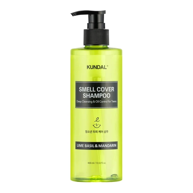Kundal All Day Smell Cover Teens Shampoo Lime Basil & Mandarin 400 мл