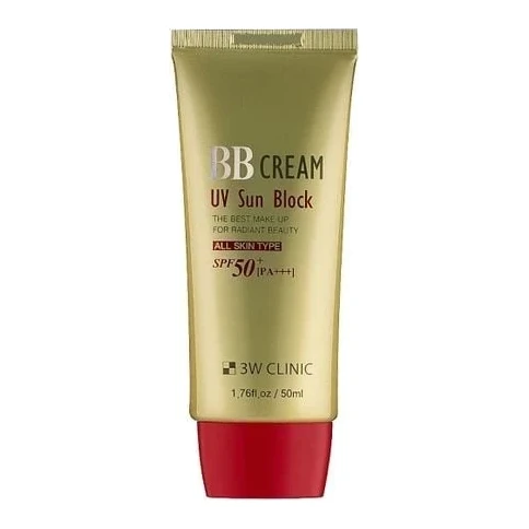 3W CLINIC BB Cream UV Sun Block 50 мл