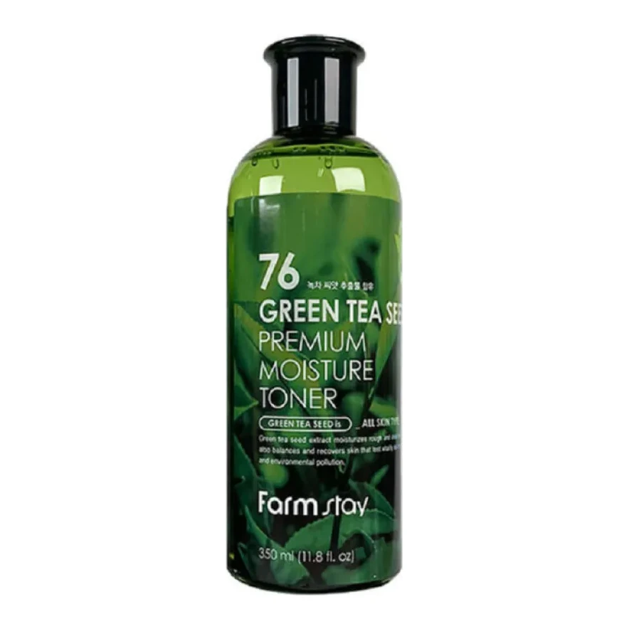 FarmStay 76 Green Tea Seed Premium Moisture Toner 350 мл