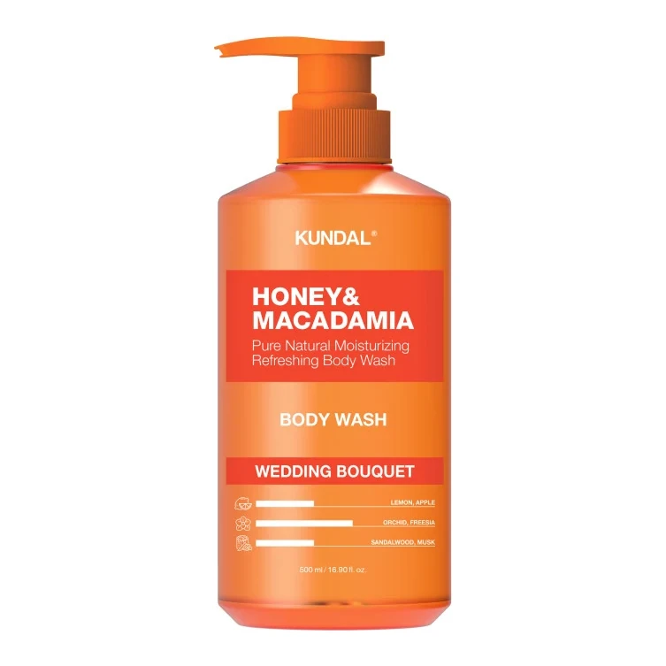 Kundal Honey & Macadamia Body Wash Wedding Bouquet ver.2 500 мл