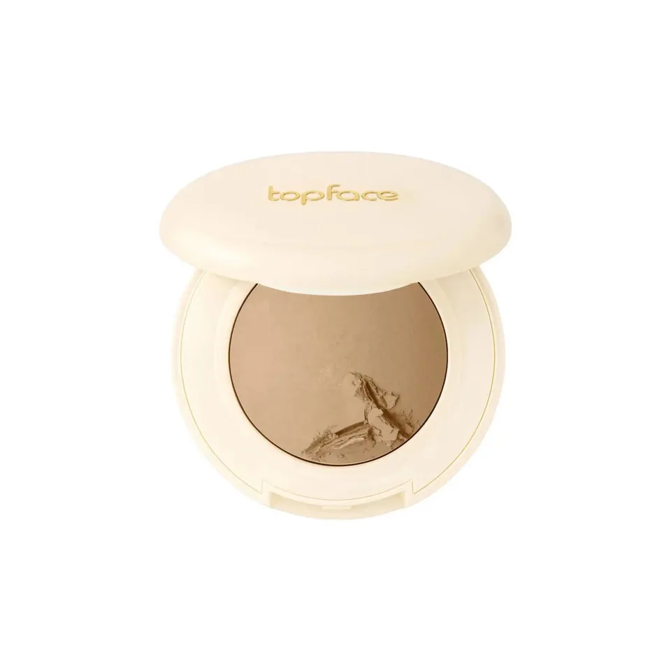 Topface Пудра запечена ProHD Natural Glow Baked Face Powder №004 Warm Beige