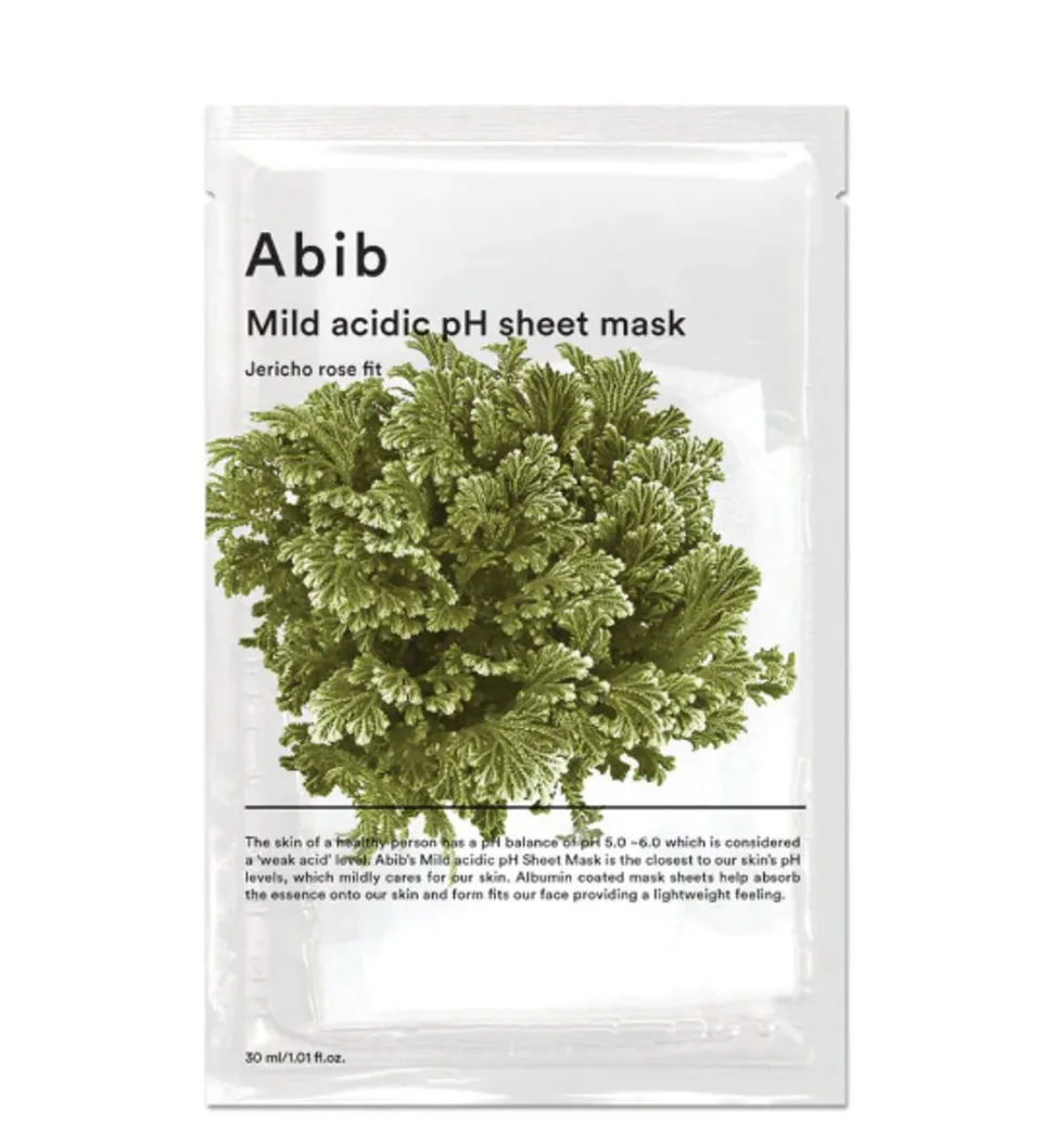 ABIB Заспокійлива тканинна маска для обличчяABIB Mild Acidic Ph Sheet Mask Jericho Rose Fit 30 мл