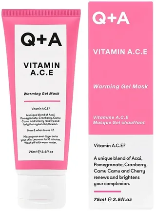 Q+A Vitamin ACE Warming Gel Mask 75 мл