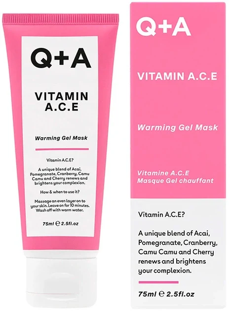 Q+A Vitamin ACE Warming Gel Mask 75 мл