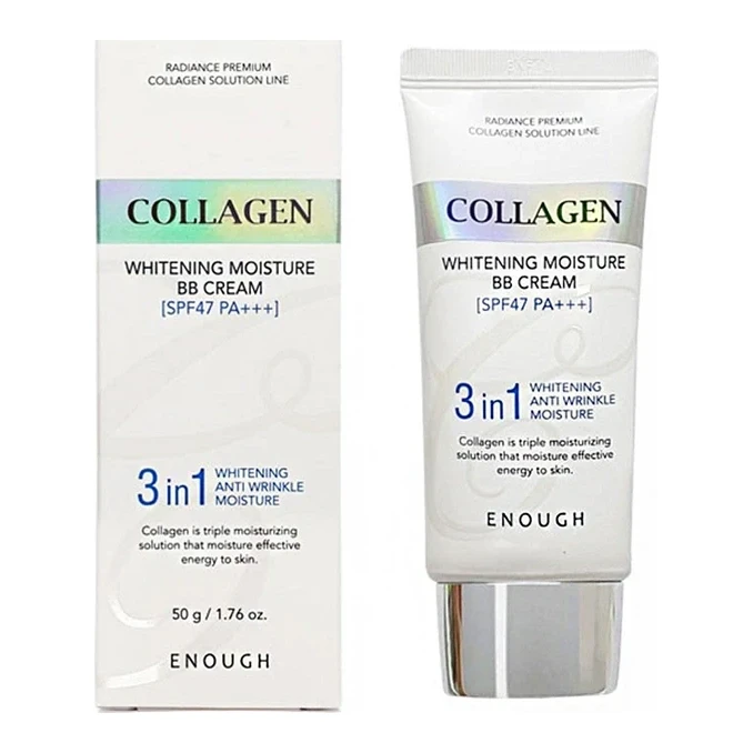 Enough BB-крем для обличчя, що освітлює з морським колагеном Enough Collagen 3 in1 Whitening Moisture BB Cr