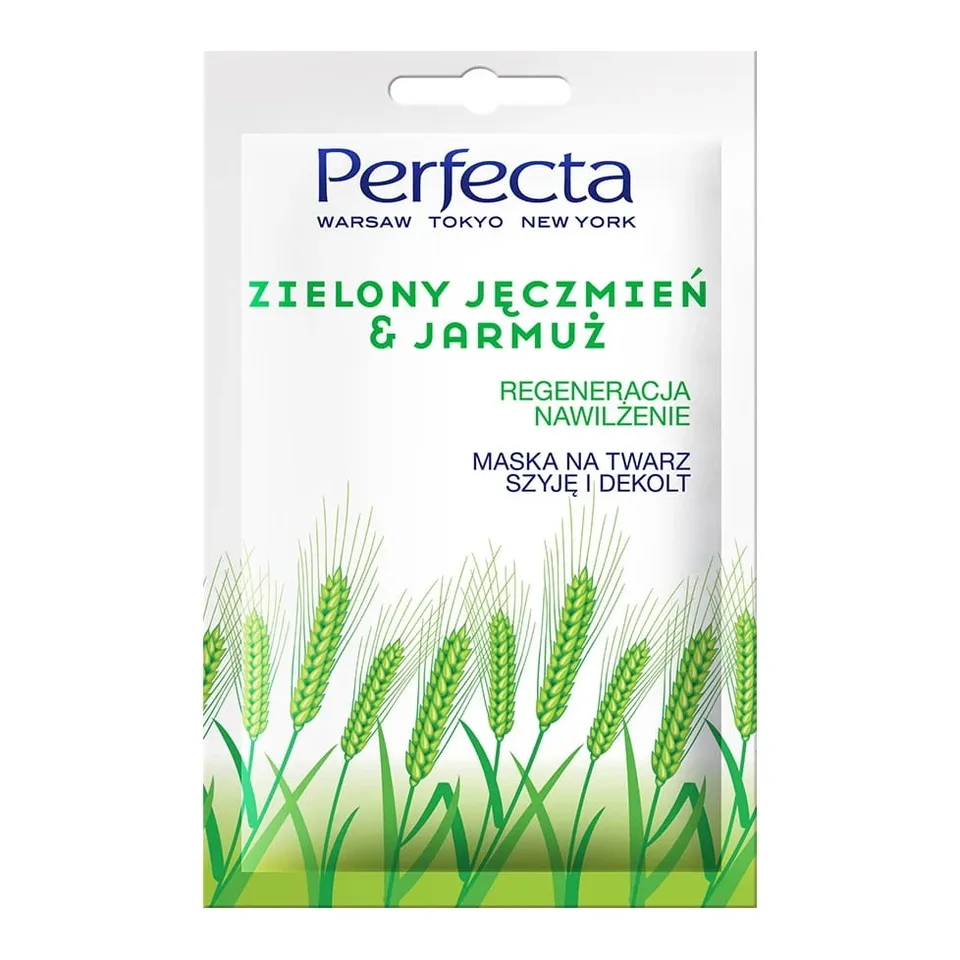 Perfecta Регенеруюча маска для обличчя PERFECTA Green Barley and Kale Face Mask 10 мл