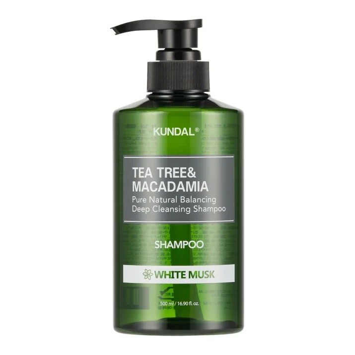Kundal Tea Tree & Macadamia Deep Cleansing Shampoo White musk 500 мл
