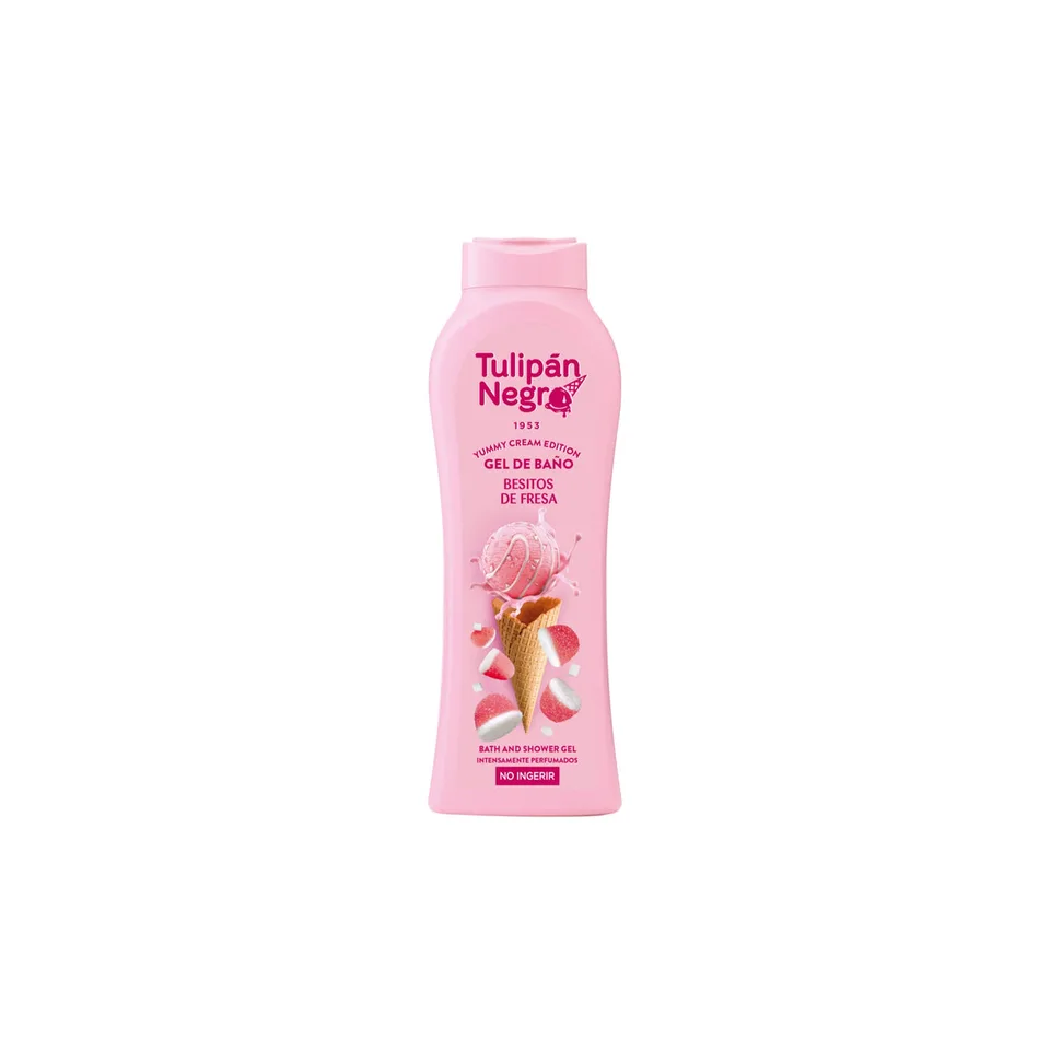 TULIPAN NEGRO Гель для душу Yummy Cream Полуничний поцілунок