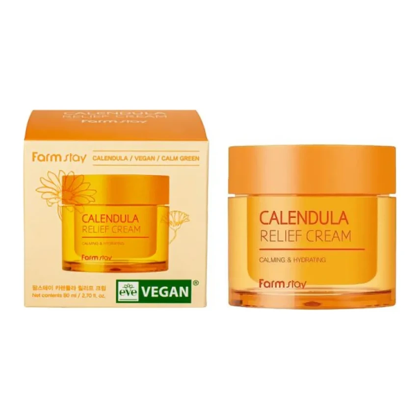 FarmStay Calendula Relief Cream 80 мл
