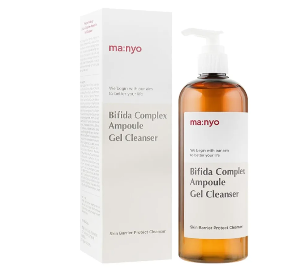ma:nyo Гель для вмивання з біфідо- і лактобактеріями Manyo Bifida Complex Ampoule Gel Cleanser 400 мл