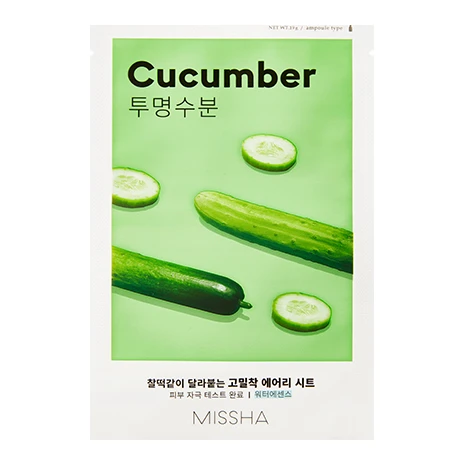Missha Airy Fit Sheet Mask Cucumber 19 г