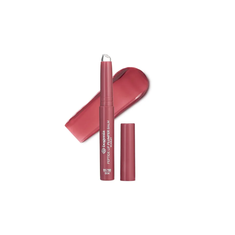 Bogenia Помада для губ Peptide Lip Plumper Balm Mauve №4 Scarlet