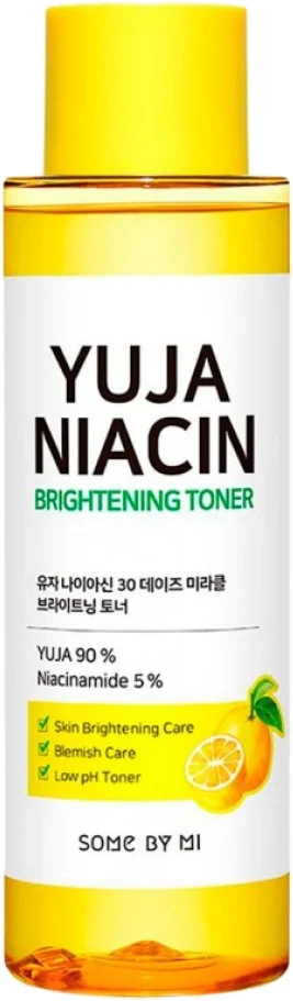 Some By Mi Тонер, що освітлює з екстрактом мандарину юдзу Some By Mi Yuja Niacin 30 Days Miracle Brightening To