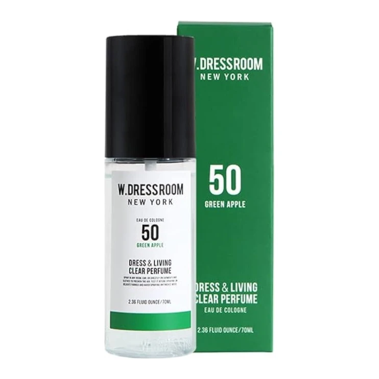 W.Dressroom Парфумована вода для одягу та дому "Зелене Яблуко" W.Dressroom Dress & Living Clear Perfume 50 Green Apple 70ml (термін до: 29.11.26) 70 мл