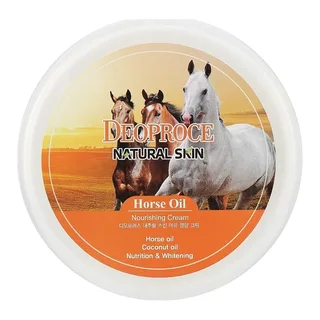 DEOPROCE Живильний крем для обличчя на основі кінського жиру DEOPROCE Natural Skin Horse Oil Nourishing Cream 100g (Термін придатності: до 17.01.2026)
