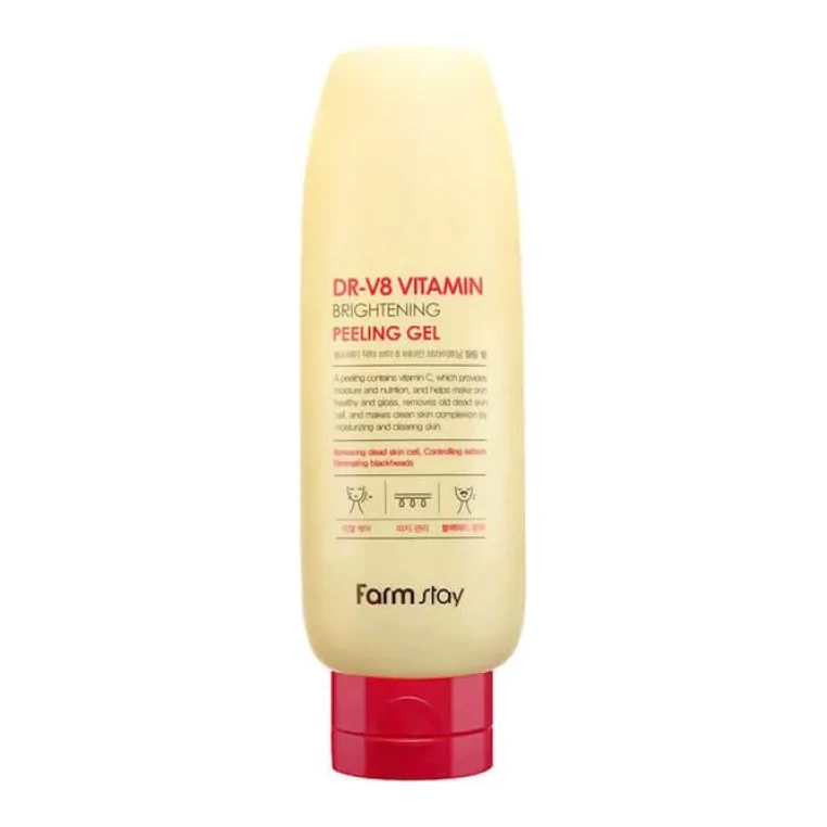 FarmStay DR-V8 Vitamin Brightening Peeling Gel 150 мл