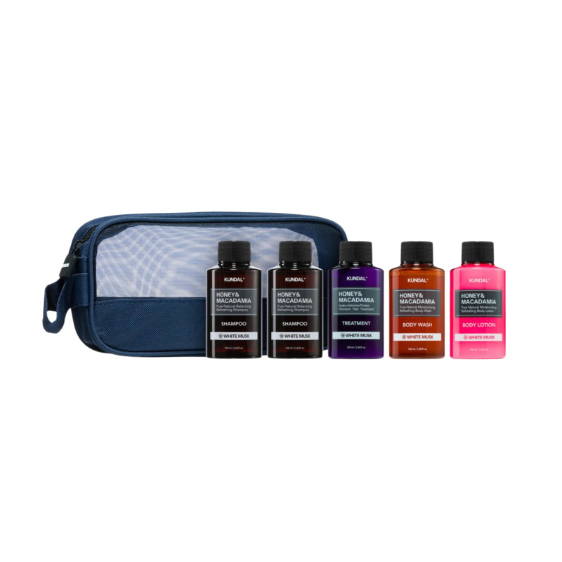 Kundal Travel Set White Musk (Body & Hair)