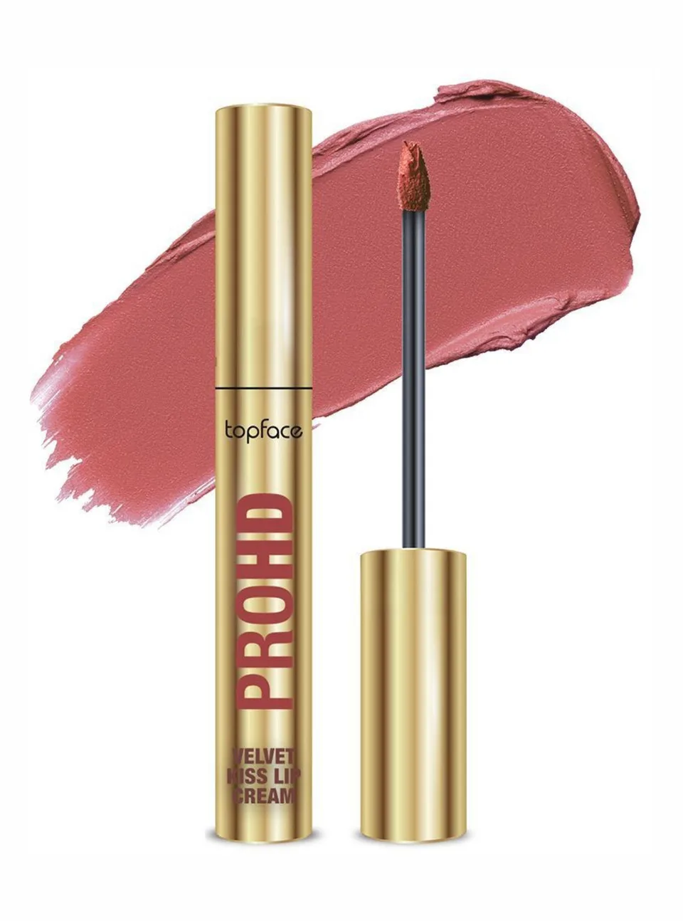 Topface Рідка матова помада PROHD Velvet Kiss Lip Cream №2 Mauve Charm