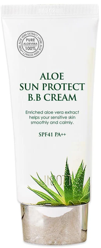 Jigott ALOE SUN PROTECT B.B CREAM SPF41 PA++ 50 мл