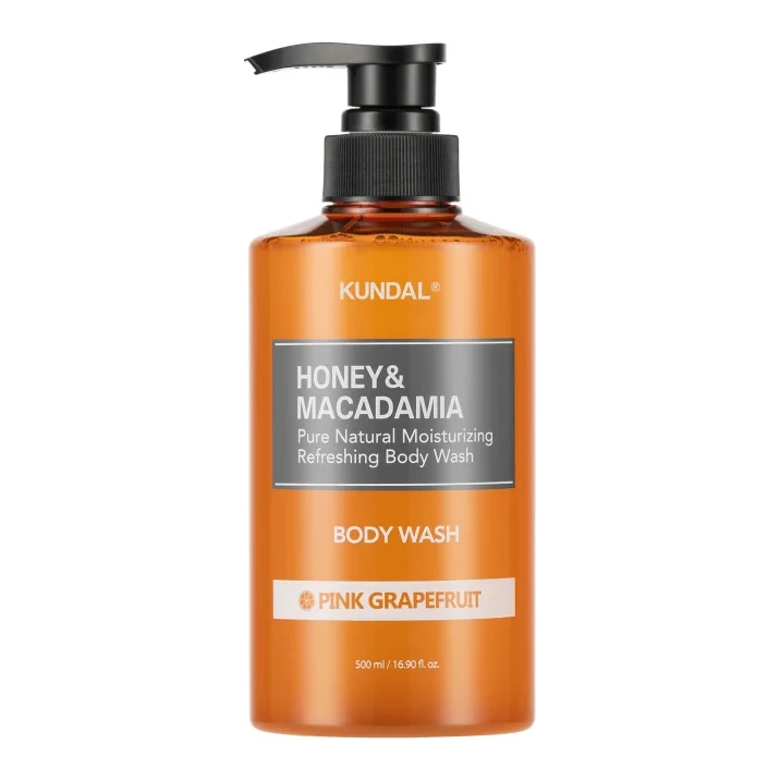 Kundal Гель для душу "Рожевий грейпфрут" Kundal Honey & Macadamia Body Wash Pink Grapefruit 500 мл