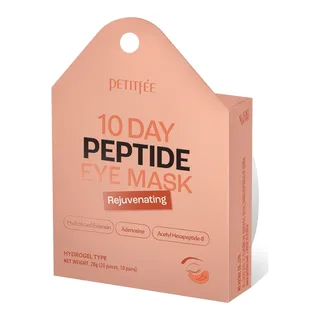 Petitfee Омолоджуючі гідрогелеві патчі з пептидами Petitfee 10 Day Peptide Eye Mask 20шт(до 21.09.2026