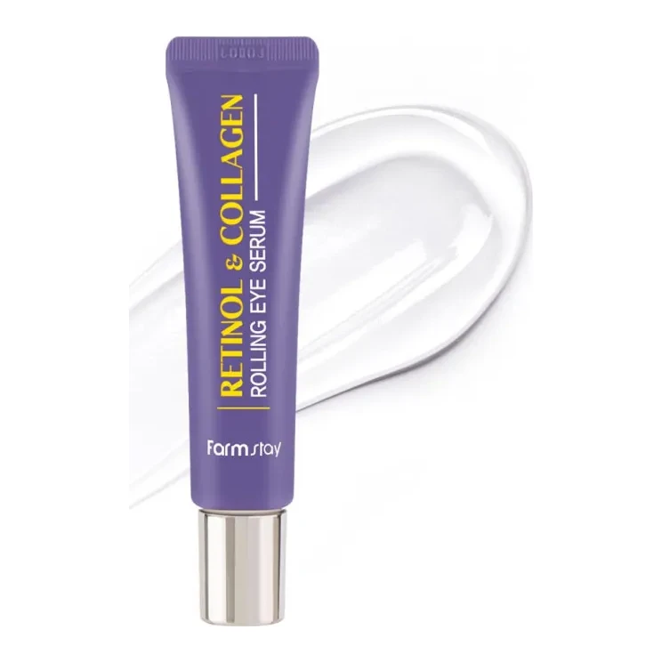 FarmStay RETINOL & COLLAGEN ROLLING EYESERUM 25 мл