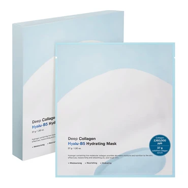 Зволожувальна гідрогелева маска для обличчя Sungboon Editor Deep Collagen Hyalu-B5 Hydrating Mask 37g - 4шт