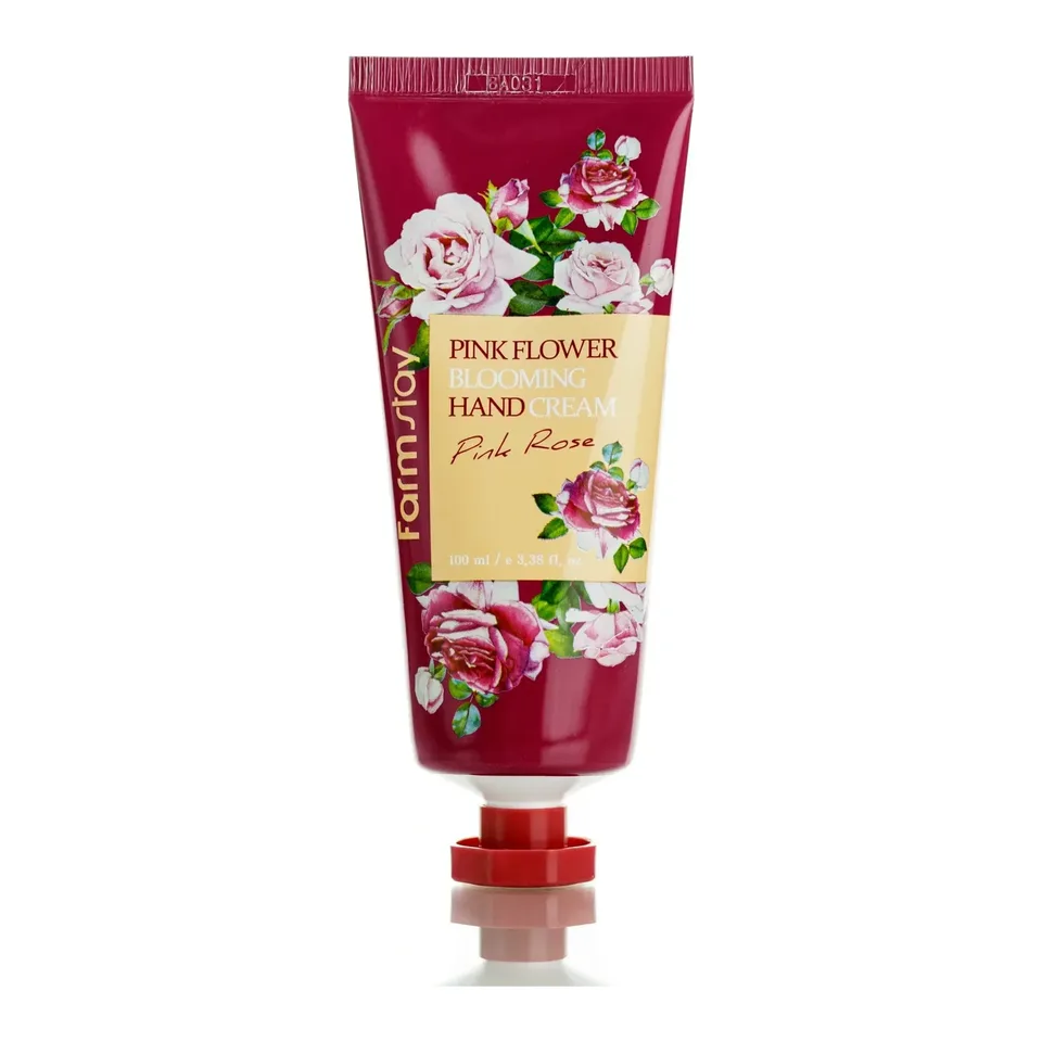 FarmStay Pink Flower Blooming Hand Cream Pink Rose 100 мл