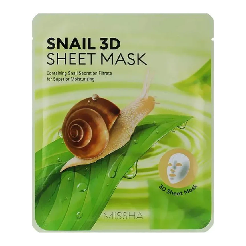 Missha Snail 3D Sheet Mask 21 г