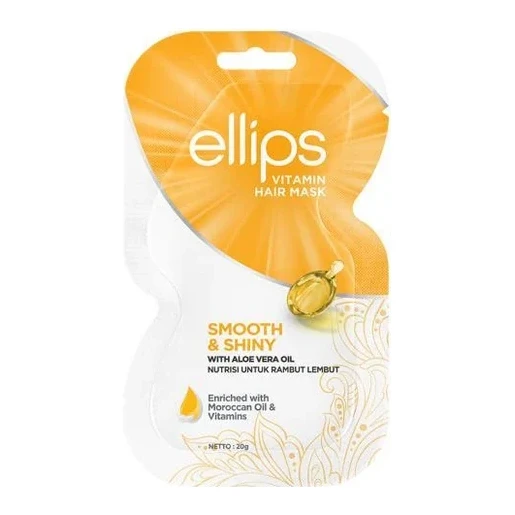 Ellips Маска для волосся «Розкішне сяйво» з олією Алое Вера Ellips Vitamin Hair Mask Smooth & Shiny With Al