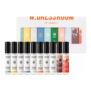 W.Dressroom Набір парфумованої води для одягу та дому W.Dressroom Dress & Living Clear Perfume 10 Sense II Set