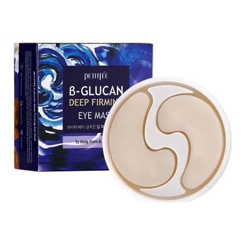 Petitfee Супер зміцнюючі патчі під очі з бета-глюканом Petitfee B-Glucan Deep Firming Eye Mask 60 шт