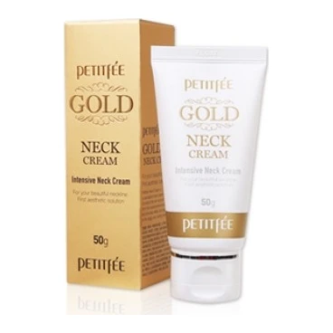 Petitfee Крем для шиї і декольте з золотом Petitfee Gold Neck Cream 50 г