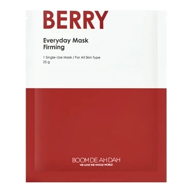 BOOMDEAHDAH Щоденна зміцнююча маска для обличчя з екстрактами ягід BOOMDEAHDAH Everyday Mask Berry 25 г