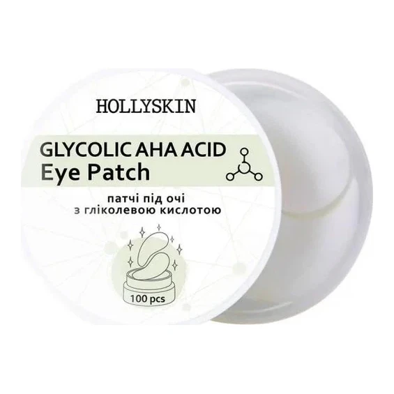 Hollyskin Glycolic AHA Acid Eye Patch 100 шт.