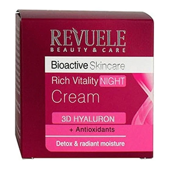 REVUELE Крем нічний з гіалуроном Bio Active 3D Hyaluron Skin Care, 50 мл