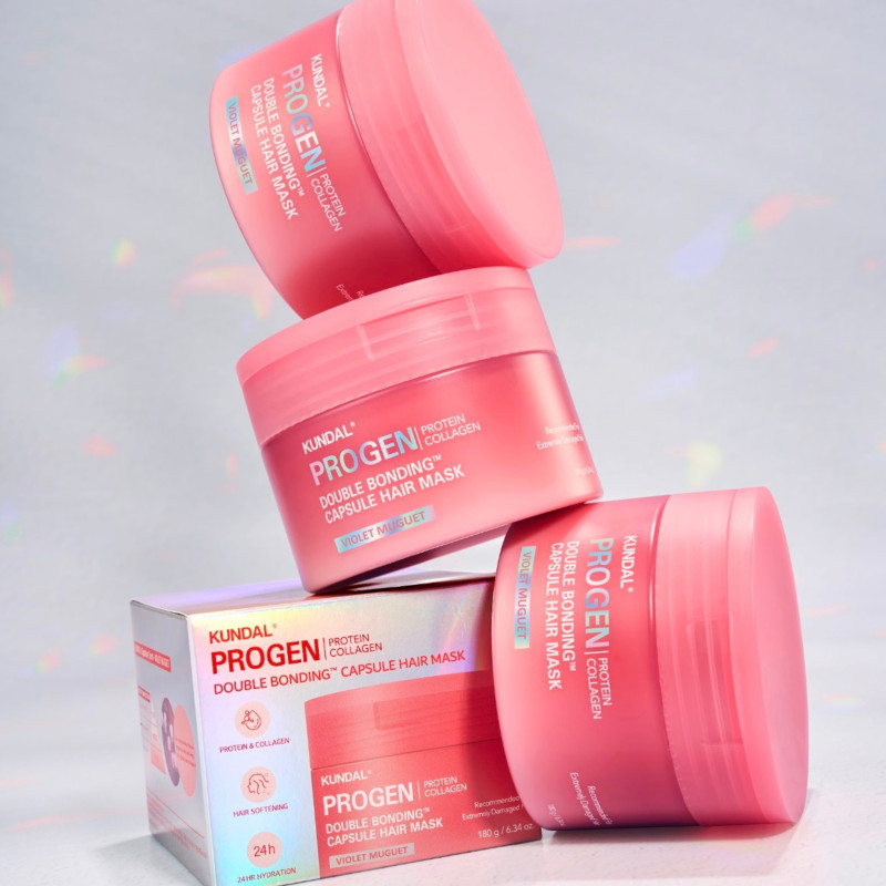 Kundal Progen Double Bonding Capsule Hair Mask Violet Muguet 180 г