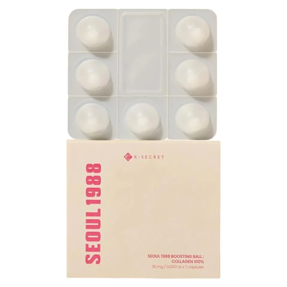 K-SECRET Seoul 1988 Boosting Ball: Collagen 100 % , 7 шт*1 блістер