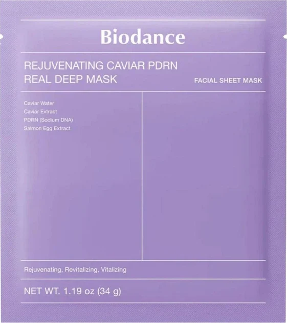 BIODANCE Rejuvenating Caviar PDRN Real Deep Mask 34 г