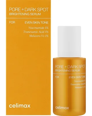 CELIMAX Освітлювальна сироватка Сelimax Pore+Dark Spot Brightening Serum 30 мл
