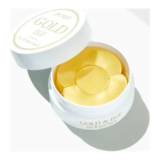 Petitfee Гідрогелеві патчі для очей з золотом і EGF - Petitfee Gold & EGF Eye & Spot Patch 60шт + 30 точкових патчів