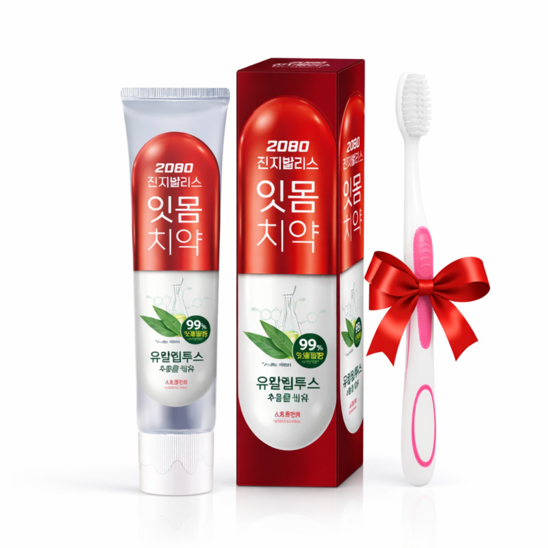 2080 Gingivalis Eucalyptus Strong Mint 150gr + подарунок