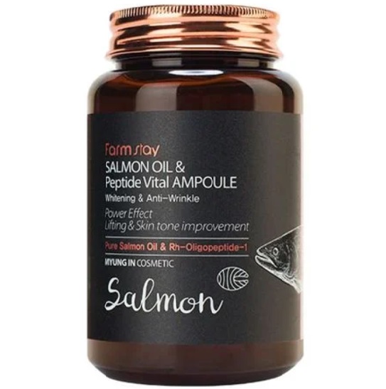 FarmStay Salmon Oil & Peptide Vital Ampoule 250 мл