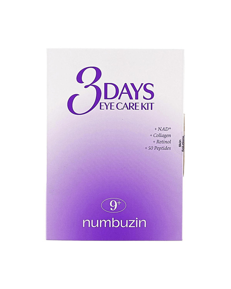 Numbuzin No.9 3 Days Eye Care Kit (патчі 3 пари / крем під очі по 1 мл х 3 шт) (патчі 3 пари / крем під очі по 1 мл х 3 шт)