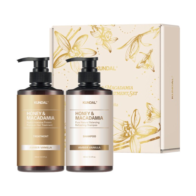 Kundal Holiday Edition Set Amber Vanilla 300ml+300ml 300 мл