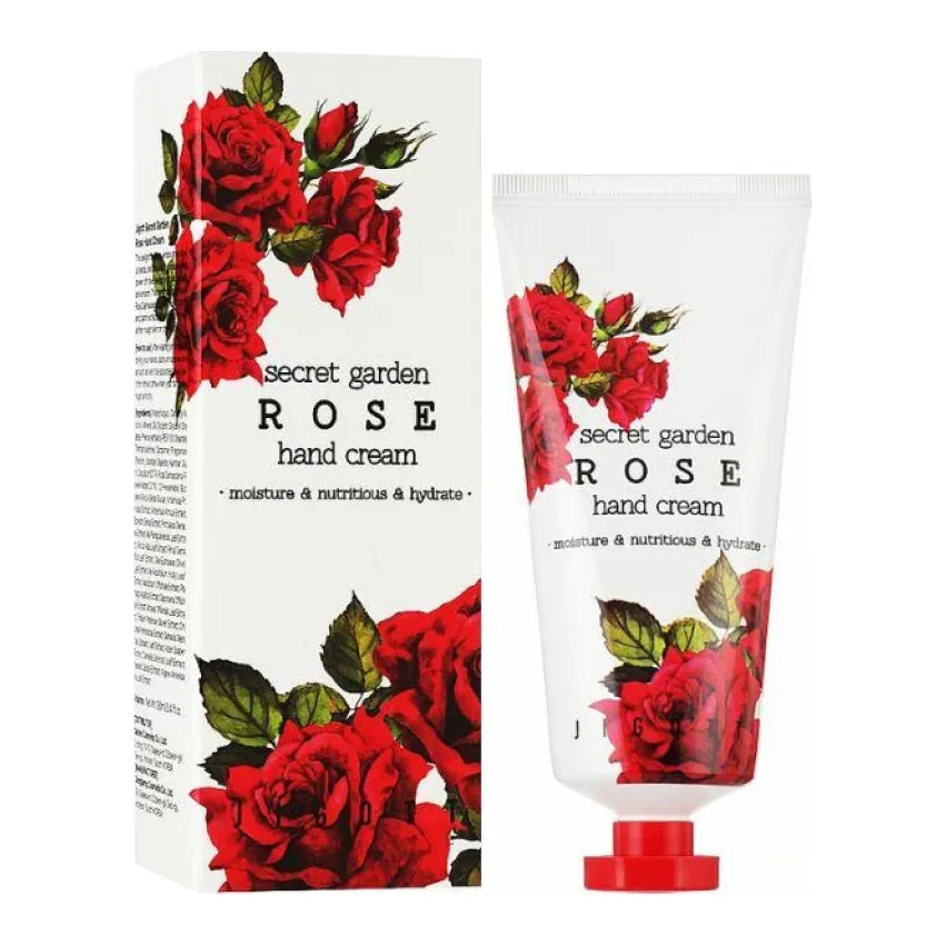 Jigott Secret Garden Rose Hand Cream 100 мл