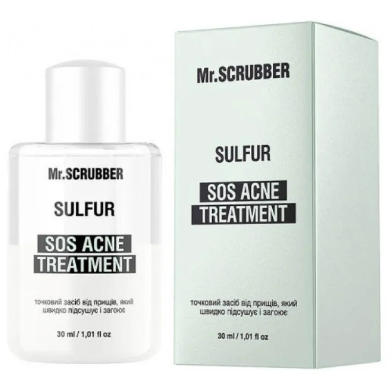 MR. SCRUBBER SOS Acne Treatment Sulfur 30 мл