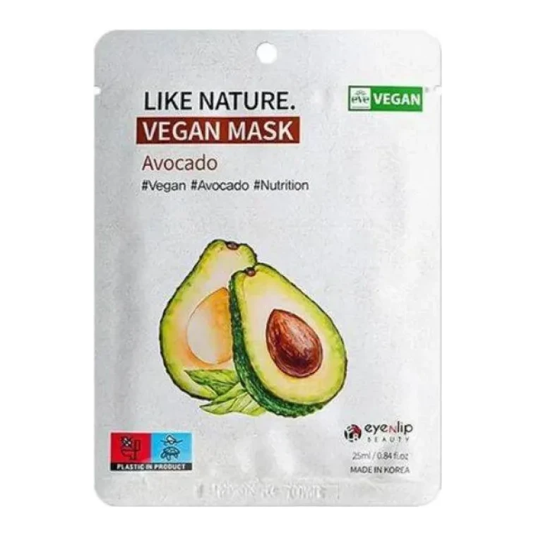 EYENLIP Like Nature Vegan Mask Pack # Avocado x 1 шт